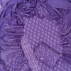 Deep Royal Purple Floral Booti Pure Cambric Cotton Dress Material Set