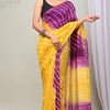 Designer Shibori Chanderi Silk Saree – Naturally Dyed & Handcrafted