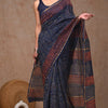Exclusive Ajrakh Print Chanderi Silk Saree – Party Wear & Ethnic Look