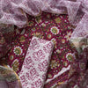 Handloom Elegance Cotton Suit Fabric with Kota Doria Dupatta