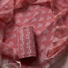 Jaipuri Block Print Cotton Dress Set with Kota Doria Dupatta