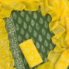 Elegant Pure Cotton Hand Block Print Dress Material