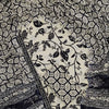 Black &amp; Ivory Botanical Pure Cotton Dress Material