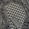 Ethnic Weaves Black & Ivory Printed Pure Cotton Dress Material
