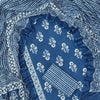 Ethnic Weaves Indigo Floral Pure Cotton Dress Material