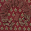 Crimson Heritage: Hand Block Printed Unstitched Cotton Suit Set