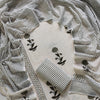 Olive Green Floral Motifs & Striped Hand Block Printed Cotton Dress Material Set