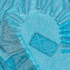 Sky Blue Leheriya & Bandhani Cotton Unstitched Dress Material