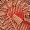 Terracotta Red & Off-White Geometric Diamond & Leheriya Cotton Unstitched Suit Set