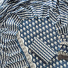 Indigo Blue Floral Booti & Leheriya Cotton Unstitched Suit Set