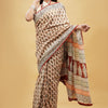 Cotton Couture - Fashionable Hand Block Print Cotton Saree