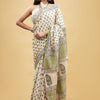 Cotton Whimsy - Elegant Pure Cotton Handcrafted Block Print Saree