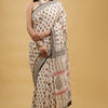 Ethereal Prints - Premium Quality Pure Cotton Floral Hand Block Print Saree