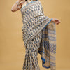 Long Staple Cotton - Premium Quality Hand Block Print Cotton Saree