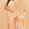 Crafted Elegance - Pure Cotton Ethnic Hand Block Print Saree