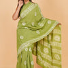 Ethereal Prints - Premium Quality Pure Cotton Floral Hand Block Print Saree
