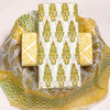 Soft Floral Print Cotton Suit Fabric