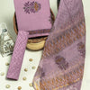 Traditional Print Handblock Cotton Dress Fabric with Kota Doria Dupatta