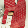 Festive Glow Cotton Dress Material with Kota Doria Dupatta