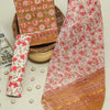 Soft Floral Print Cotton Suit Fabric with Kota Doria Dupatta