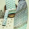 Soft Touch Unstitched Cotton Dress with Kota Doria Dupatta