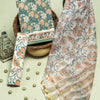 Organic Luxe Cotton Dress Material with Kota Doria Dupatta