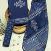 Handloom Elegance Cotton Suit Fabric with Kota Doria Dupatta