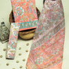 Floral Delight Cotton Fabric Set with Kota Doria Dupatta