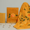 Pushpam Floral Weave Chanderi Suit