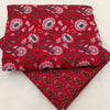 Floral Cotton Running Material - Elegant & Lightweight Fabric for Dressmaking