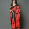 Khatri Creations Block Print Cotton Saree – Soft Cotton, Elegant Drapes