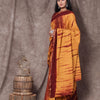 Sanganeri Printed Pure Cotton Saree with Elegant Zari Border