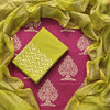 Elegant Pure Cotton Hand Block Print Dress Material