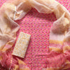 Vintage Charm Pure Cotton Dress with Kota Doria Dupatta