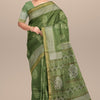 Authentic Sanganeri Printed Maheshwari Cotton Silk Saree