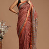 Authentic Sanganeri Printed Maheshwari Cotton Silk Saree