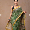Authentic Sanganeri Printed Maheshwari Cotton Silk Saree