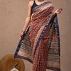 Authentic Sanganeri Printed Maheshwari Cotton Silk Saree