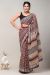 Beautiful Hand Block Print Malmal Cotton Saree with Blouse - KC100398