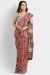 Beautiful Hand Block Printed Malmal Cotton Saree with Blouse - KC100447