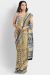 Beautiful Hand Block Printed Malmal Cotton Saree with Blouse - KC100449