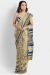 Beautiful Hand Block Printed Malmal Cotton Saree with Blouse - KC100458