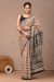 Beautiful Hand Block Printed Malmal Cotton Saree - KC100640