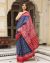 KC110569 - Beautiful Mulmul Cotton Saree with Blouse