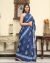 KC110575 - Beautiful Mulmul Cotton Saree with Blouse