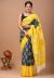 Beautiful Malmal Cotton Jaipuri Print Saree with Blouse - KC111147