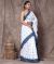 Beautiful Malmal Cotton Jaipuri Print Saree with Blouse - KC111153