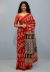 Beautiful Malmal Cotton Jaipuri Print Saree with Blouse - KC111161