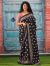 Beautiful Malmal Cotton Jaipuri Print Saree with Blouse - KC111169