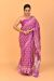 Linen Cotton Saree with Beautiful Silver Zari Border - KC180148